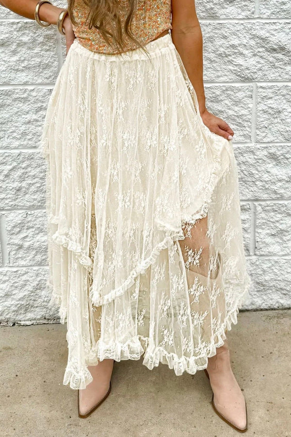 Lace Maxi Skirt