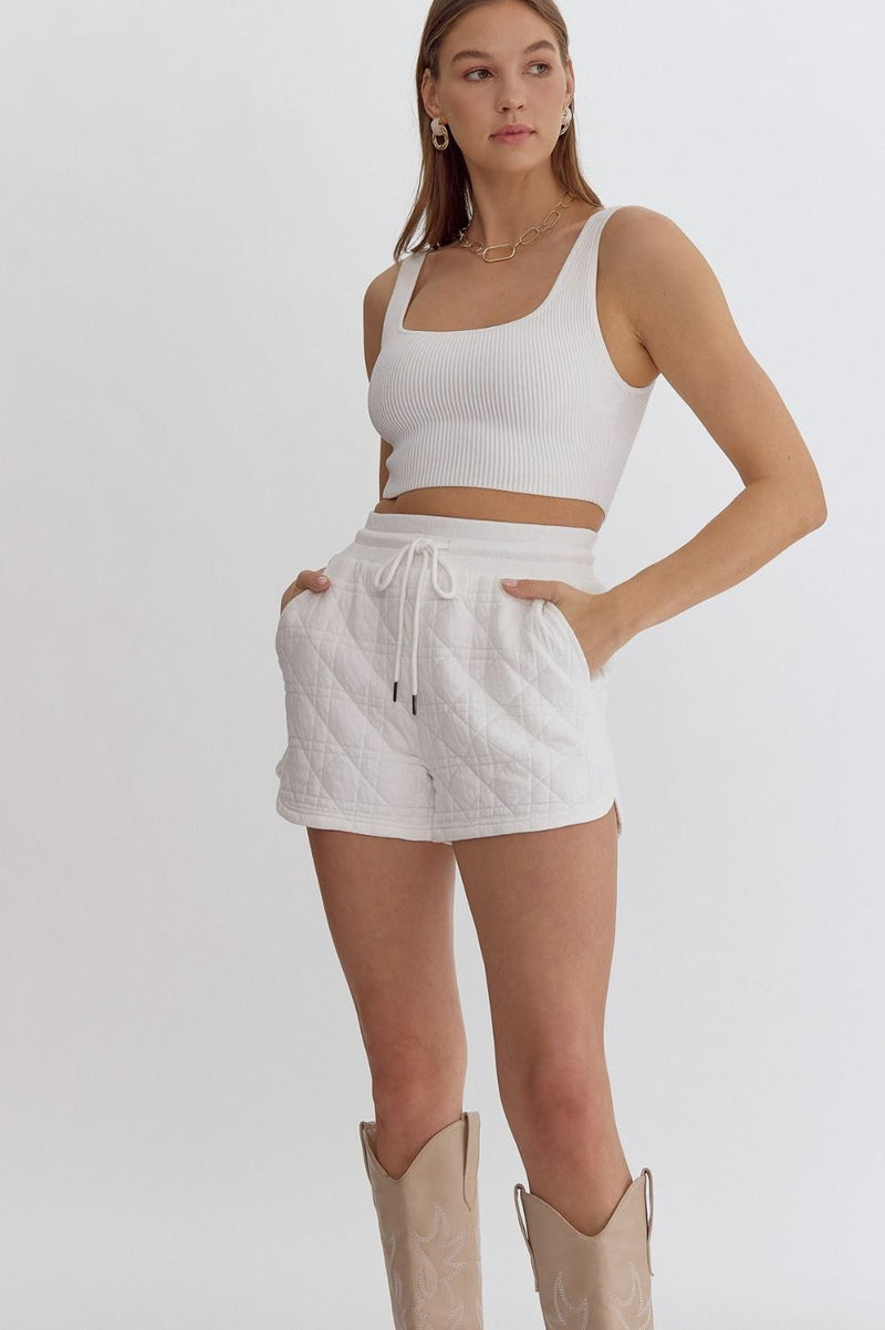 Trina Textured Shorts