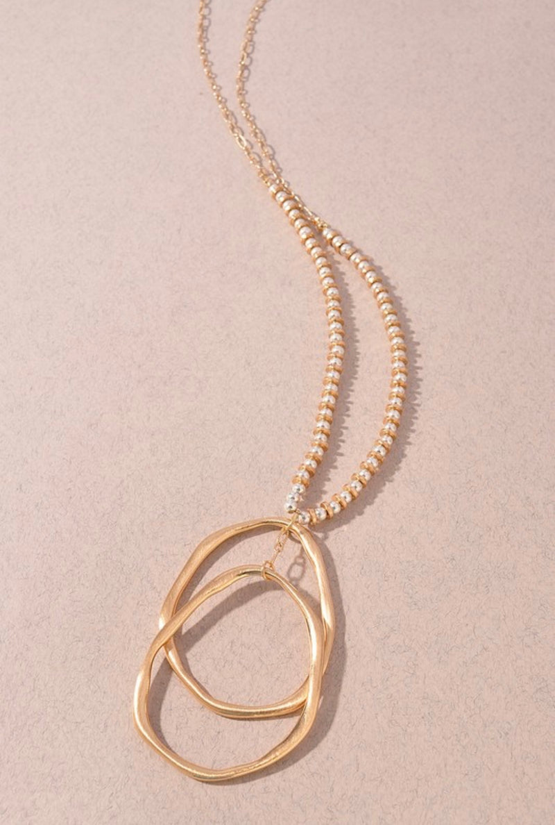 Oval Pendant Necklace